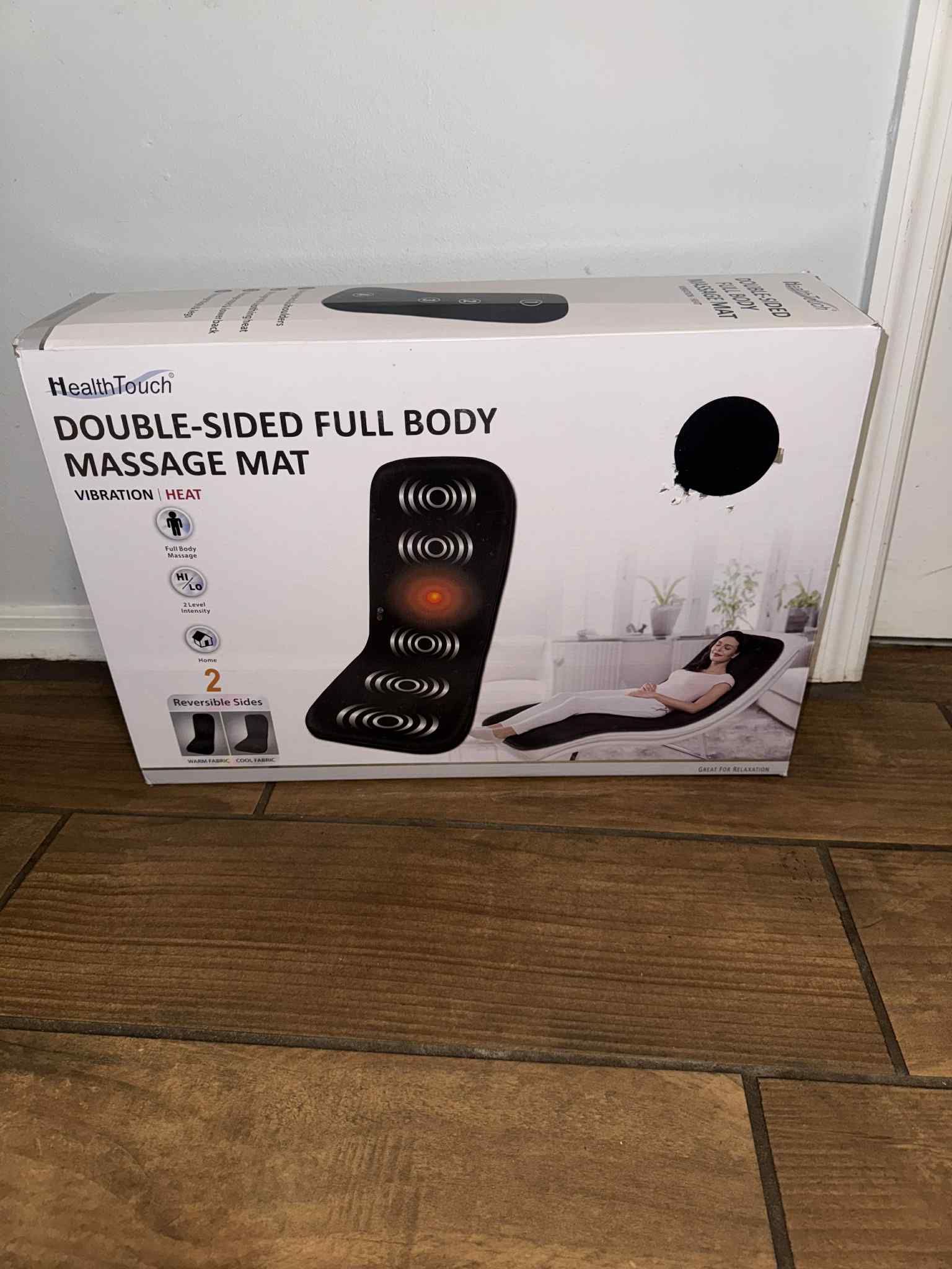 Brand new Health Touch DoubleSided Full Body Massage Mat with Vibration and Heat