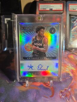 Anthony Edwards 2020 Select Youth Explosion Silver Rookie Auto
