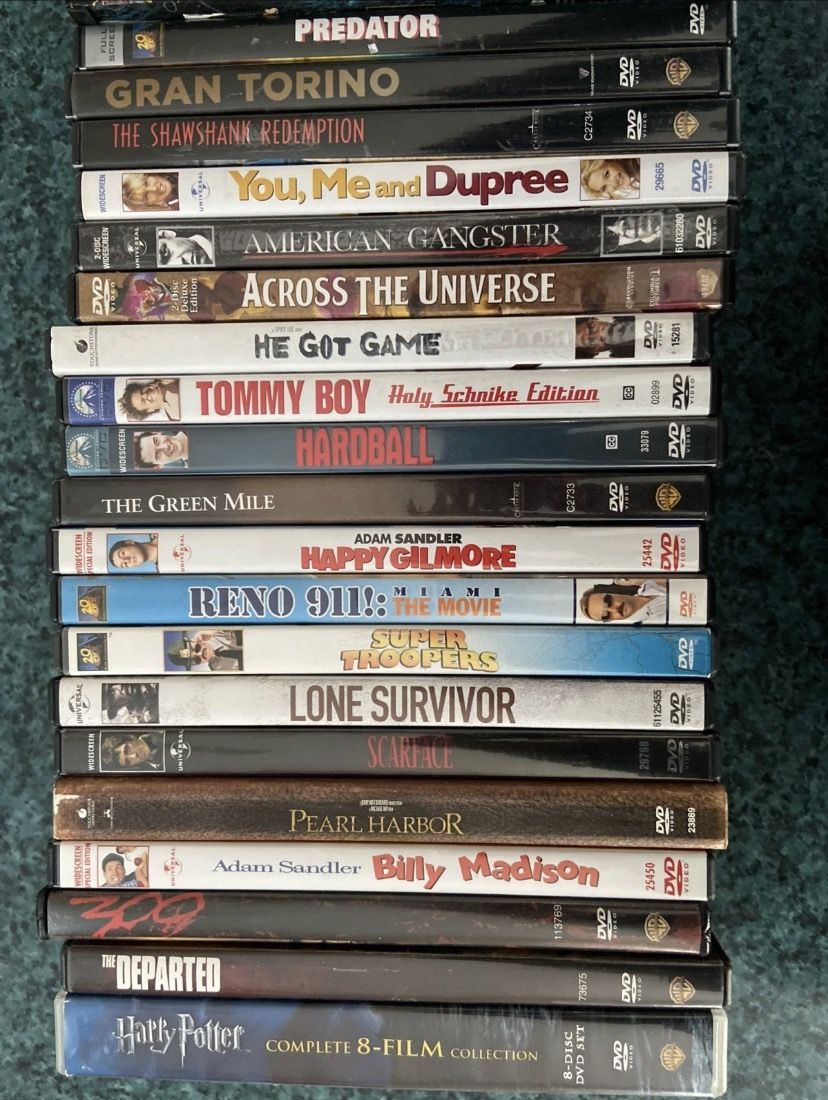 DVD Bundle: 50+ Movies Harry Potter Disney Pixar Comedy Drama Action
