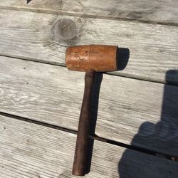 Antique Wooden Primitive Mallet 