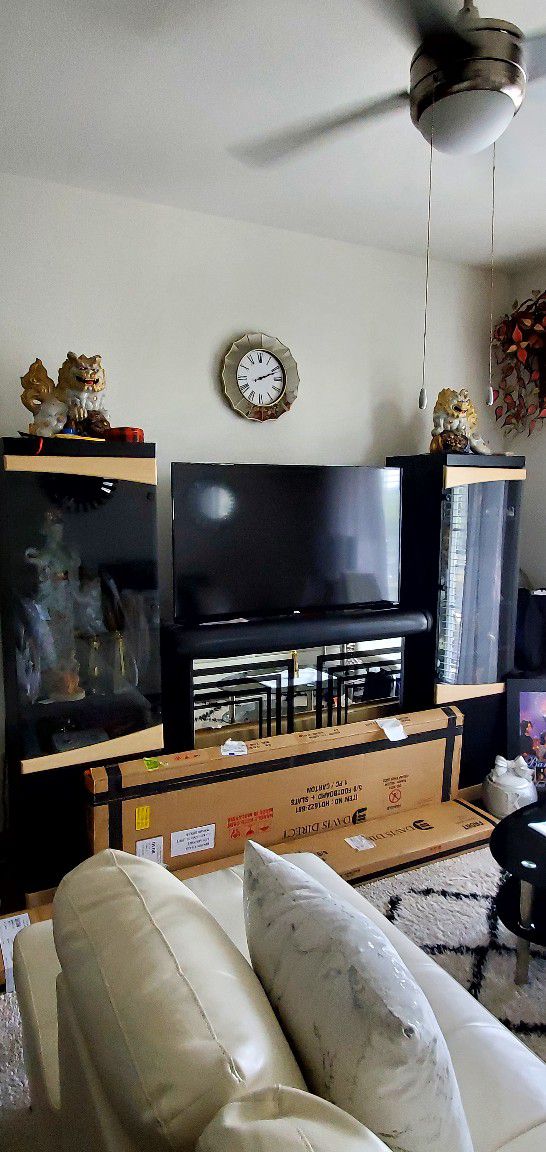 Wall Unit  Not The TV  125.00 TV STAND 75.00