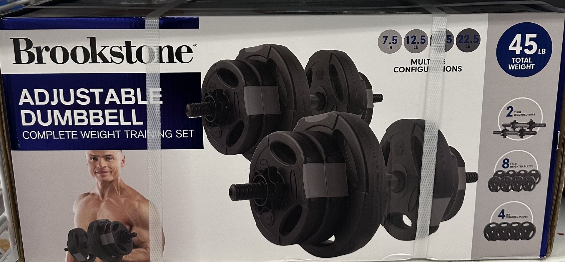 Brookstone Adjustable Dummbells