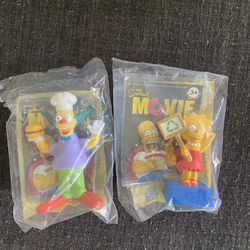 2007 Burger King Simpsons Movie Toys