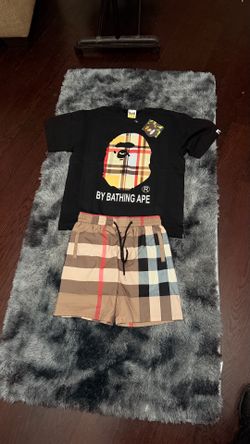 Bape and Burberry set