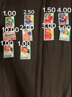 Panini stickers  for all of them is 27