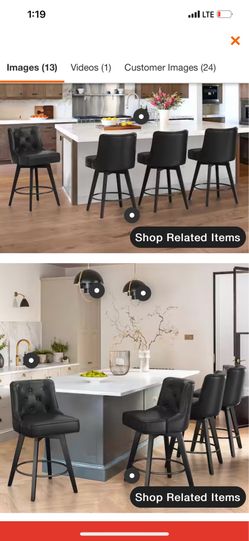 Brand new faux leather bar stools
