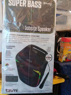 Tzumi Super Bass Bluetooth Jobsite Speaker