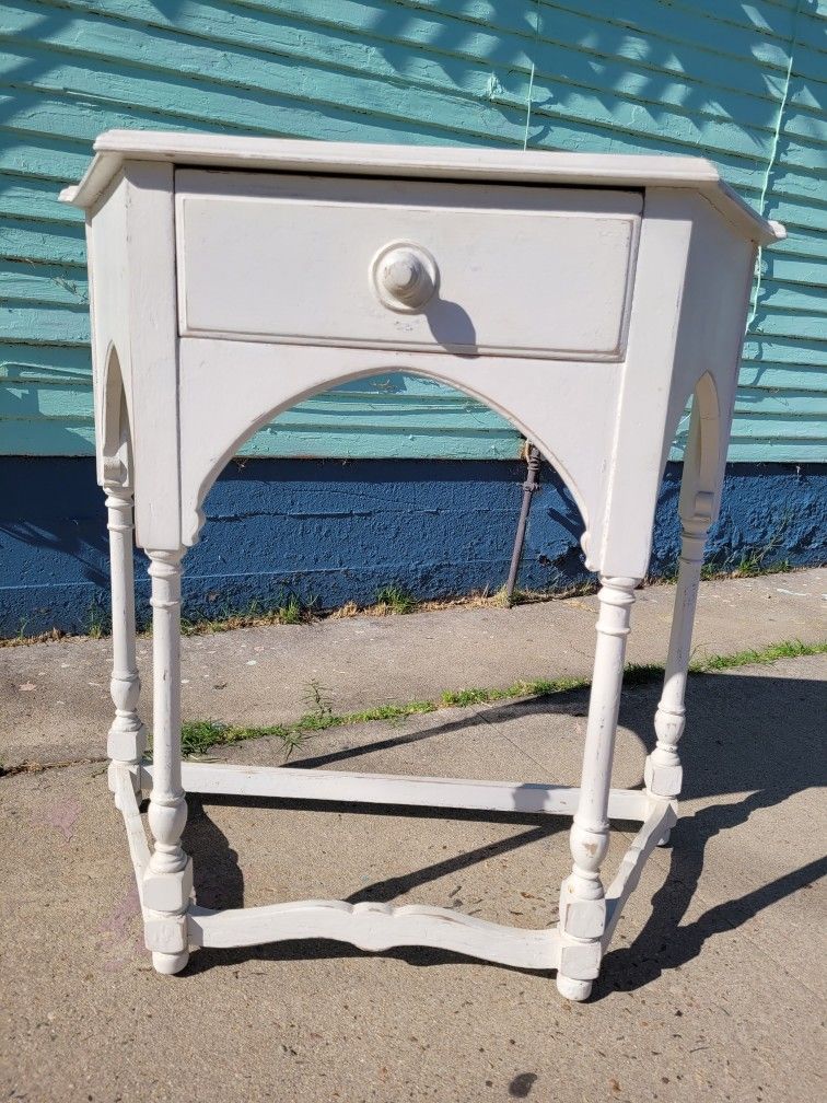 Entry Table Solid Wood Antique