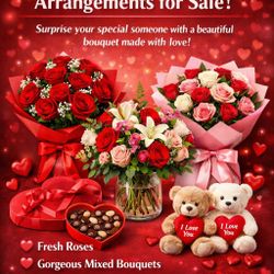 Valentine’s Day Arrangements