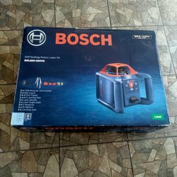 Bosch 800 Ft Rotary Laser Level Complete Kit Self Leveling Whit Hard Carring Case New 
