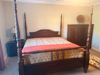 Wooden bedroom suite