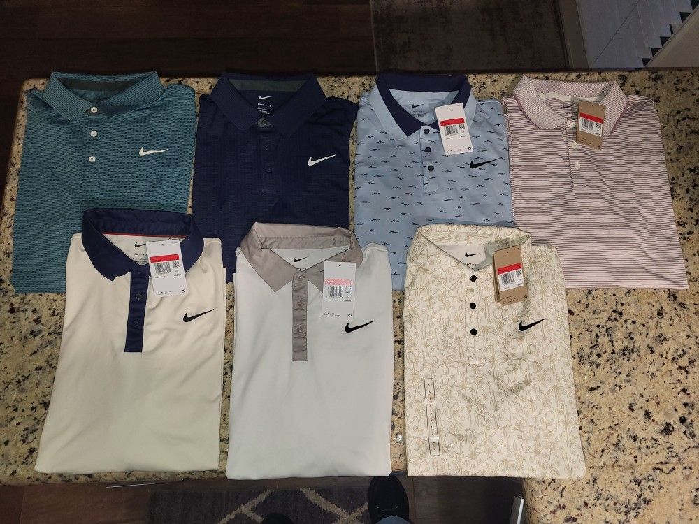 NEW NIKE GOLF POLOS