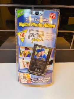 Digital photo album-Wallet Pix. As seen on TV