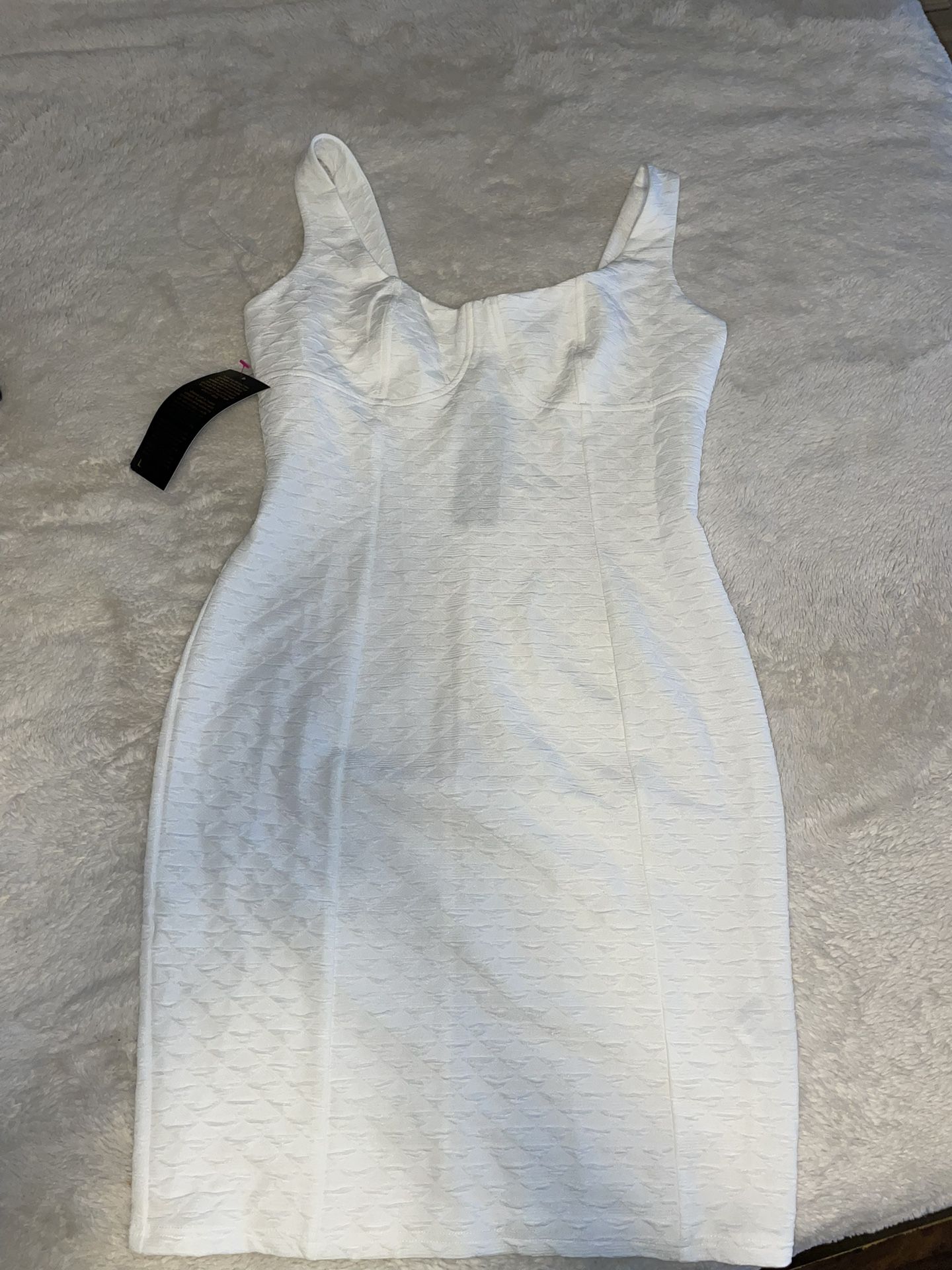White Bebe Dress 
