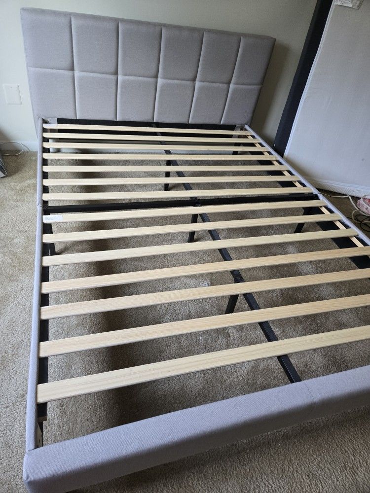 Grey Queen Bed Frame