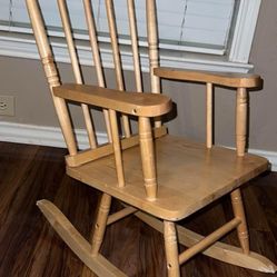 Wooden Rocking Chair. 