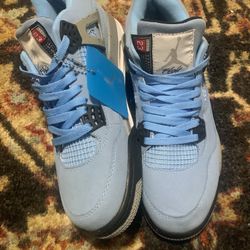 University Blue Retro Jordan 4s