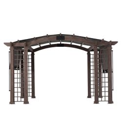 Sunjoy 13.5' x 11.5' Kenwood Aluminum Pergola Gazebo ADO #:CST-10605 Brand New .Box not perfect. Price is Firm. Description : Expand your living space