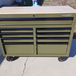 46inch Husky Army Green 9 Drawer Tool Box