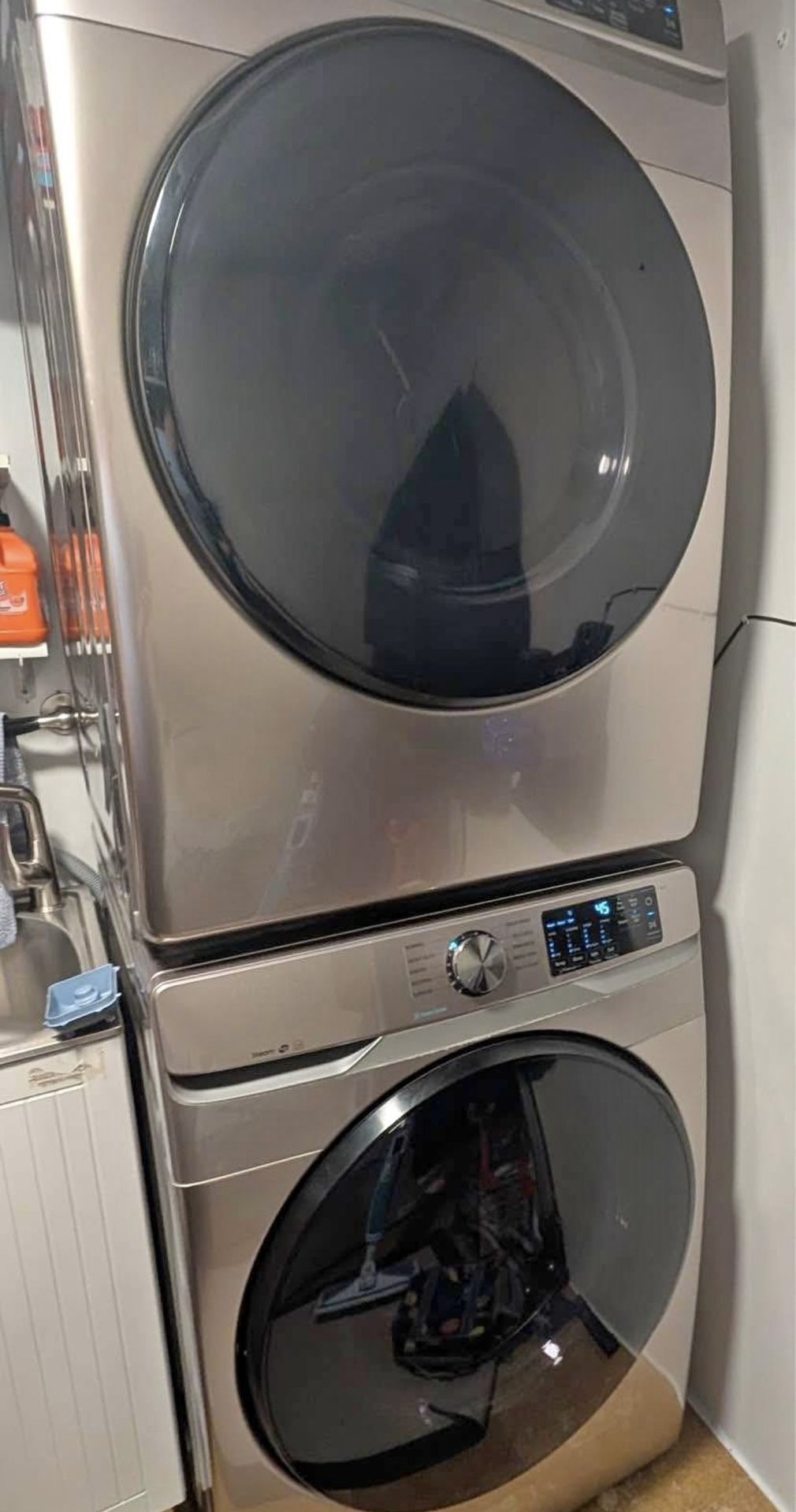 Samsung - 4.5 Cu. Ft. High-Efficiency Stackable Smart Front Load Washer