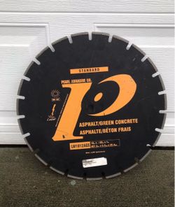 New Pearl Abrasive LW1812AGS 18 x .125 x 1 Green Concrete/Asphalt Blade. Great for Cutting Block, Brick, Concrete, Marble, Natural Stone, Refractory M