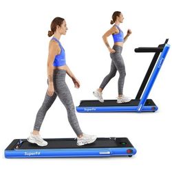 $275 COSTWAY GOPLUS SUPERFIT FOLDAWAY ELECTRIC TREADMILL W/BLUETOOTH SPEAKER 