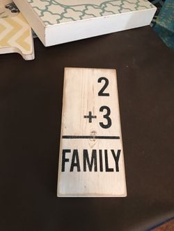 Custom made sign. Decor