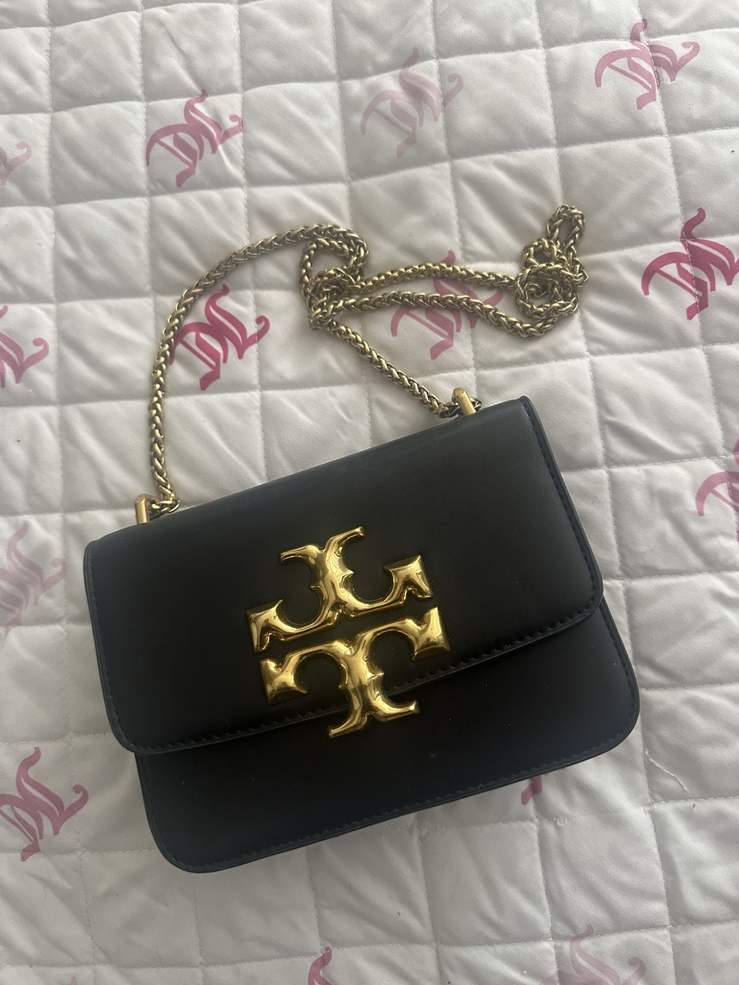 Tory Burch Black And Gold Purse