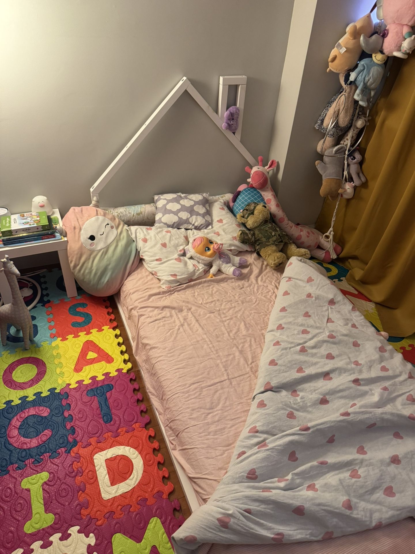 Twin Bed Frame + Mattress 