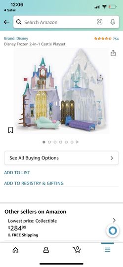 New In Box Original Frozen Ice Castle Playset 