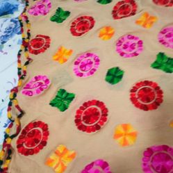 Hand Embroidered Scarf For Women 