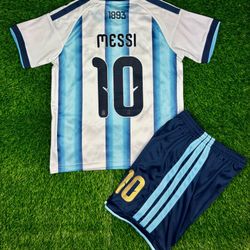 🇦🇷NEW ARGENTINA HOME WORLD CUP MESSI KIDS SET! 🇦🇷
