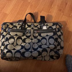 A Coach Diaper Bag