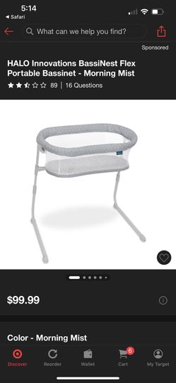Halo Flex Glider Baby Bassinet 