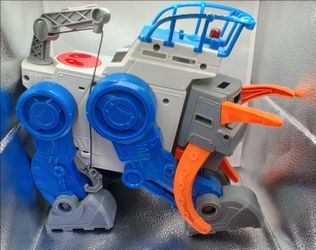 Mech Beast Robot Toy – Blue/Orange Mechanical Animal Figure