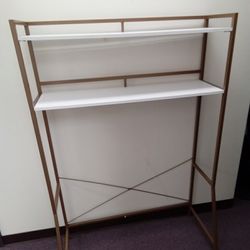 Tall White And Display Shelf 