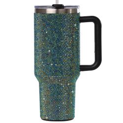 32oz Rhinestone Encrusted Insulated Tumbler