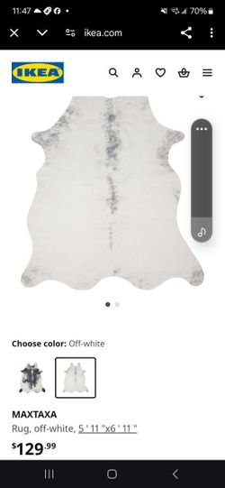 Ikea Rug *BRAND NEW** MAXTAXA
Rug, off-white, 5 ' 11 "x6 ' 11 "