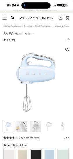 SMEG Hand Mixer New!!!