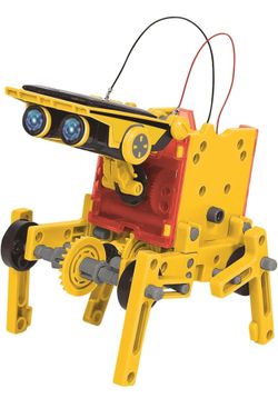 Zenimakers STEM Projects for Kids Age 8-12,Solar Robot Kit Toys Birthday for 8-14 Year Old Boys, 190Pcs Building Experiments Robots