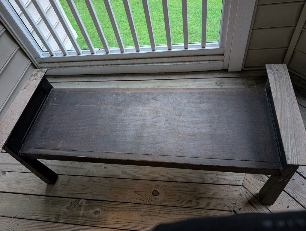 Outside Wooden Bench