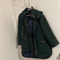 J Crew Green Winter Jacket 