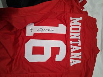 Autographed Joe Montana Jersey with COA