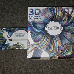 MYNT3D Professional Printing 3D Pen with OLED Display And 32 Color PLA Filament