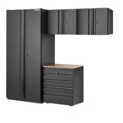 4-Piece Extra Wide Heavy Duty Welded Steel Garage