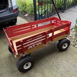 Radio Flyer Wagon with All Terrain Tires in good shape!