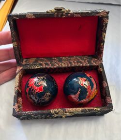 Half price! Chinese Baoding Balls with Brocade Box