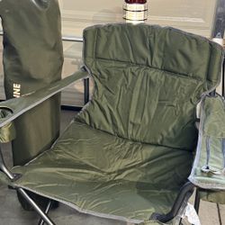 2pcs ULine Folding Camping Chair Green
