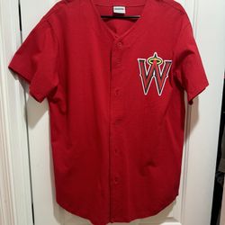 STREETWISE Baseball Jersey T-shirt West Coast W Halo