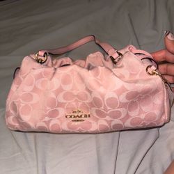 Coach Pink Denim